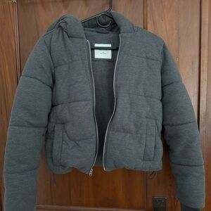 Hollister Dark Gray Lightweight Hoodie